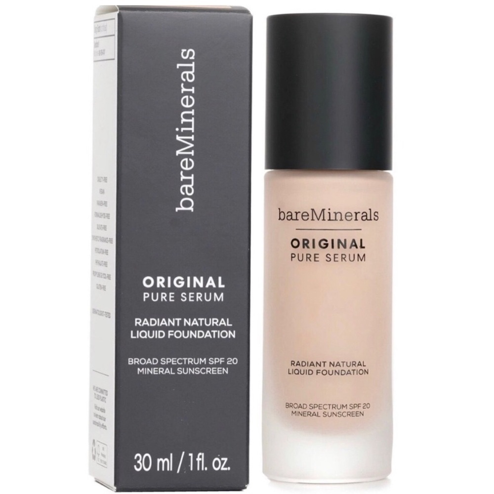 bareMinerals Original Pure Serum Radiant Natural Liquid Foundation - Nude/Beige